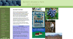 Desktop Screenshot of bartlettsblueberryfarm.com